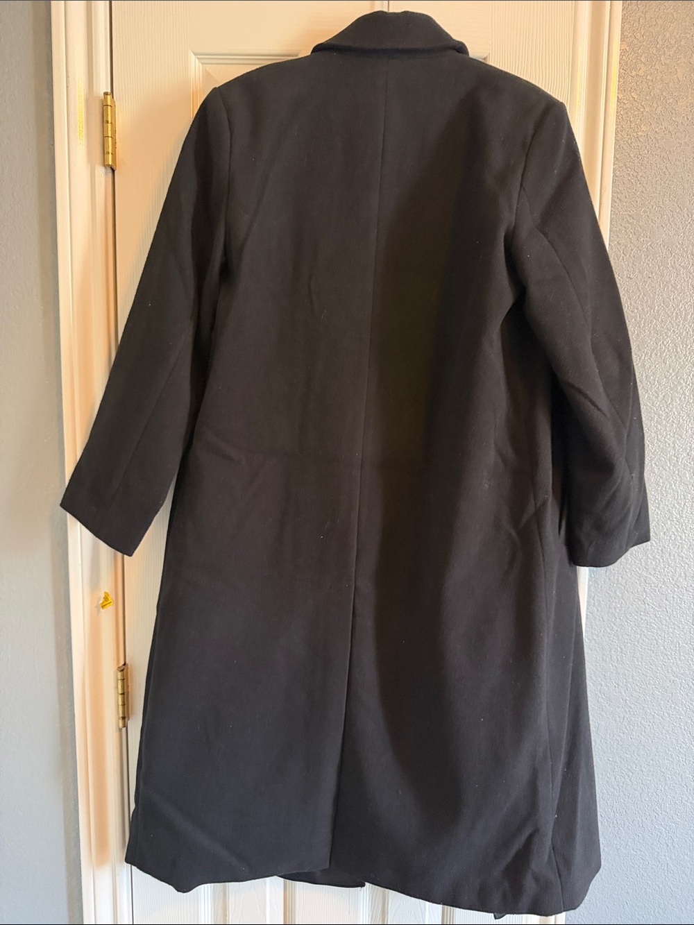 Future Collective Black Double-Breasted Long Coat - Picture 12 of 12